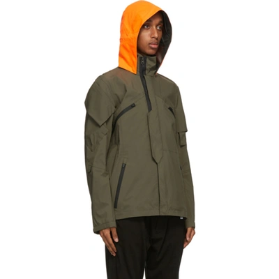 Shop Acronym Khaki J1b-gt Jacket In Raf Green