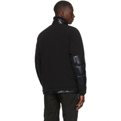 Shop Moncler Black Down Sciablese Jacket In 999 Black