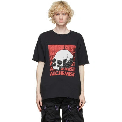 Shop Alchemist Black Rise Above T-shirt In Vintage Blk