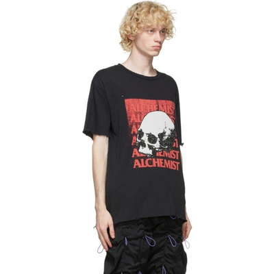 Shop Alchemist Black Rise Above T-shirt In Vintage Blk