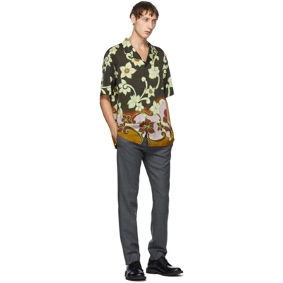 Shop Dries Van Noten Multicolor Camp Short Sleeve Shirt In Lilac