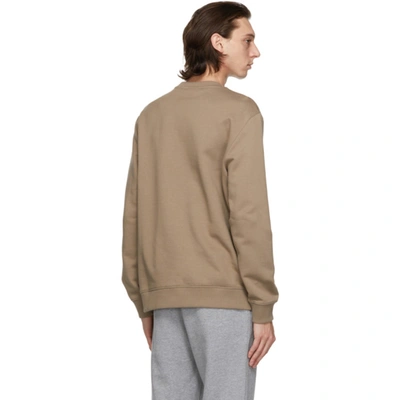 Shop Hugo Brown Diragol Sweatshirt In 238 Light/p