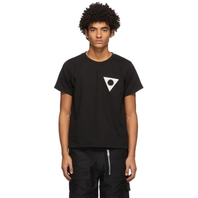 Shop Adyar Ssense Exclusive Black French Terry Korps T-shirt