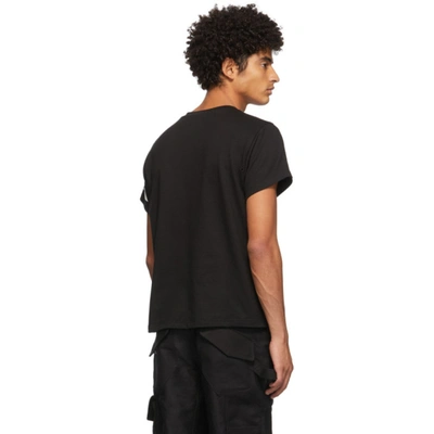 Shop Adyar Ssense Exclusive Black French Terry Korps T-shirt