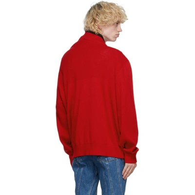 Y/PROJECT 红色 CANADA GOOSE 联名 HYBRIDGE 美利奴羊毛羽绒夹克