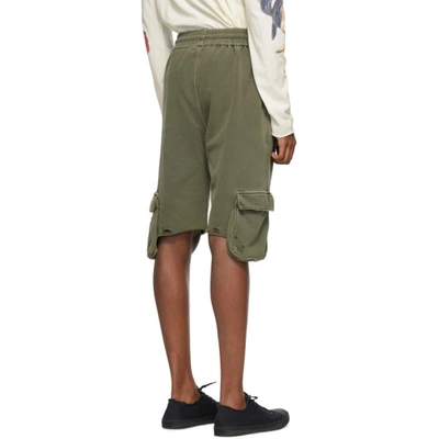 Shop Alchemist Taupe Utility Shorts In Kalamata