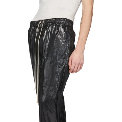 Shop Rick Owens Black Cropped Astaire Trousers In 09 Black