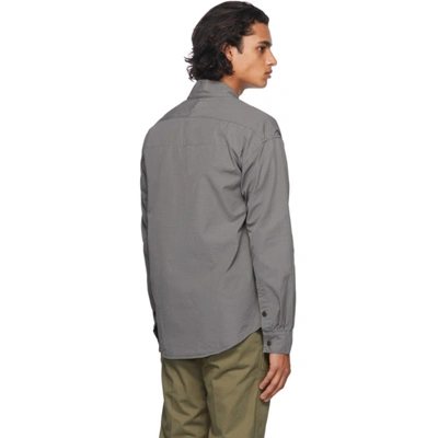 Shop Visvim Grey Lhamo Shirt