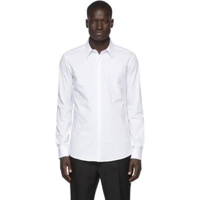Shop Fendi White 'forever ' Shirt In F0qa0 White