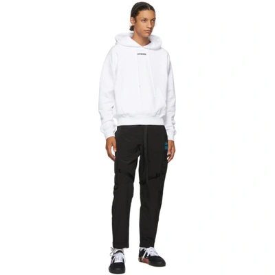 Shop Off-white White Marker Arrows Hoodie