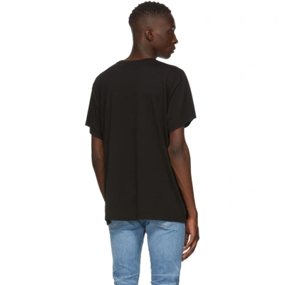 Shop Amiri Black 'loving You' T-shirt