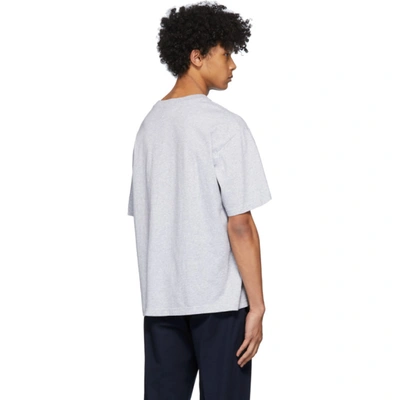 Shop Acne Studios Grey Pocket Boxy Fit T-shirt In Palegrymel
