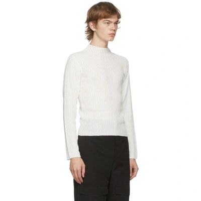 Shop Dion Lee White Float Turtleneck