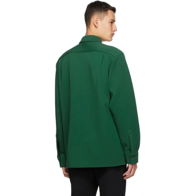 Shop Sean Suen Green Soft Shirt