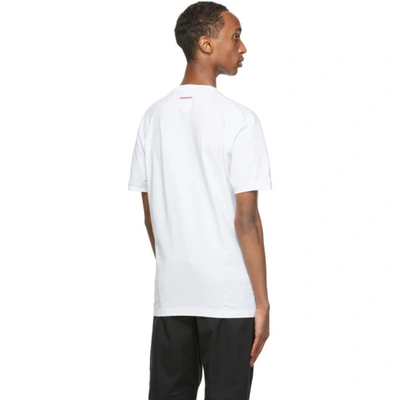 DSQUARED2 白色“CANADA” T 恤