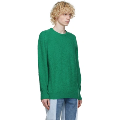 Shop Maison Margiela Green Gauge 7 Sweater In 639 Greenfl