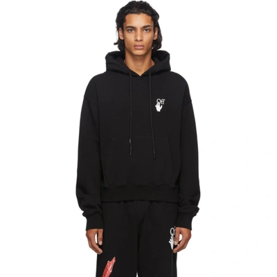 Shop Off-white Black Pascal Arrows Hoodie In 1001 Blkwhi