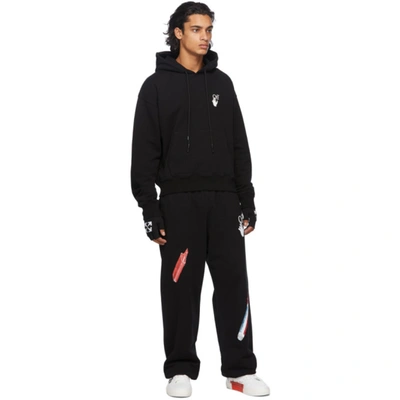 Shop Off-white Black Pascal Arrows Hoodie In 1001 Blkwhi