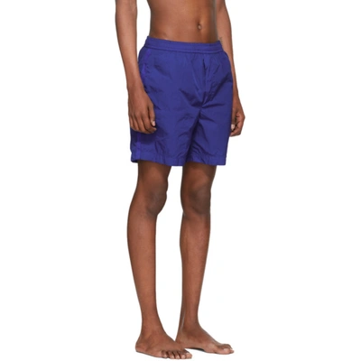 Shop Moncler Blue Bermuda Swim Shorts In 73l Blue