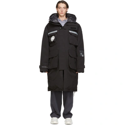 Shop Juunj Black Canada Goose Edition Down Resolute Parka In 61 Black