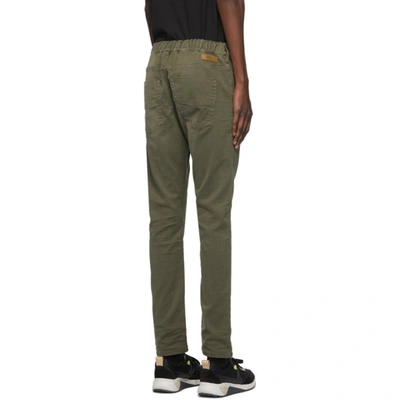 Shop Diesel Green Krooley Jeans In 58q Green