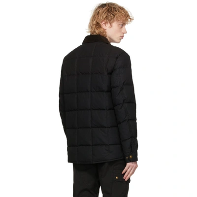 Shop Belstaff Black Down Ranger Jacket In 9900 Black