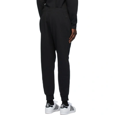 Shop Adidas Originals Black 3d Trefoil Lounge Pants