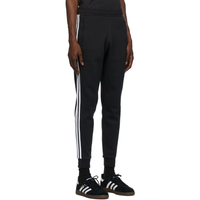 Shop Adidas Originals Black 3-stripes Lounge Pants