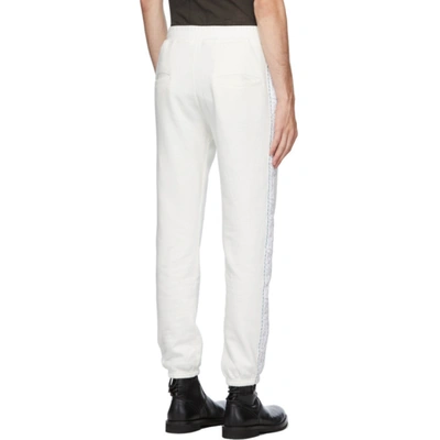 Shop Haider Ackermann Off-white Logo Tape Perth Lounge Pants