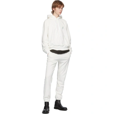 Shop Haider Ackermann Off-white Logo Tape Perth Lounge Pants