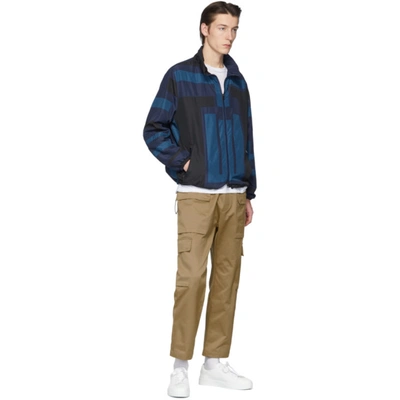 Shop Etro Black & Blue Neutra Sportswear Jacket In 202 Mublue