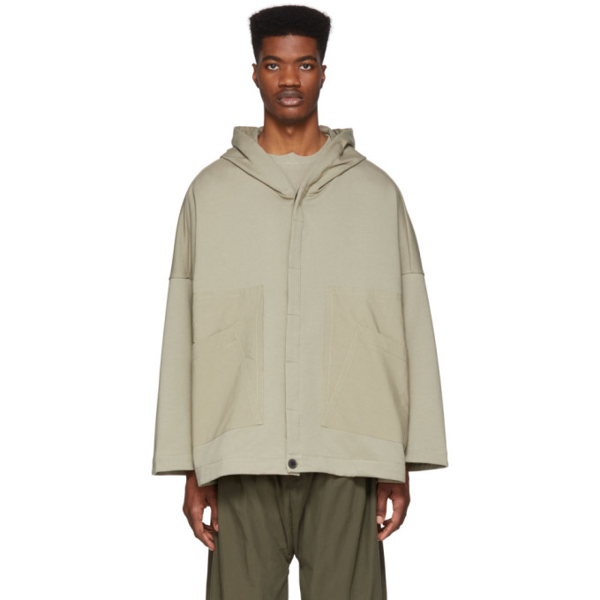 Jan Jan Van Essche Beige 48 Hoodie In Lt Grey Modesens