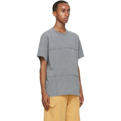 Shop Jacquemus Grey Le T-shirt Carro T-shirt In Anthracite