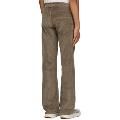 Shop Erl Brown Corduroy Trousers