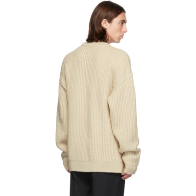 Shop Hope Beige Wool North Sweater In Soft Beige