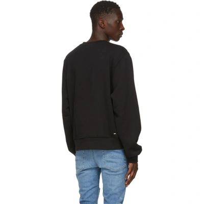 Shop Amiri Black 'beverly Hills' Sweatshirt