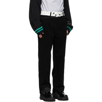 Shop Ader Error Black Baus Trousers