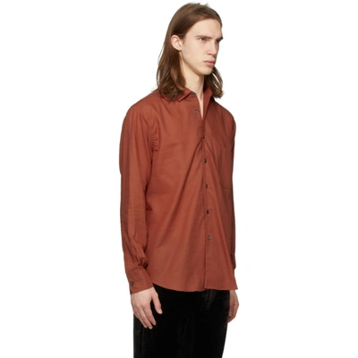 Shop Cobra S.c. Red Replica Shirt In Rust Mussol