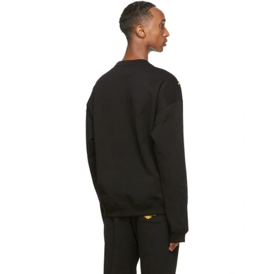 Shop Versace Black Barocco Mitchel Sweatshirt