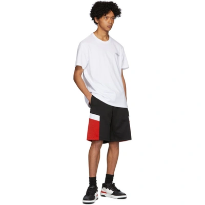 Shop Givenchy White Tape Details T-shirt In 100-white