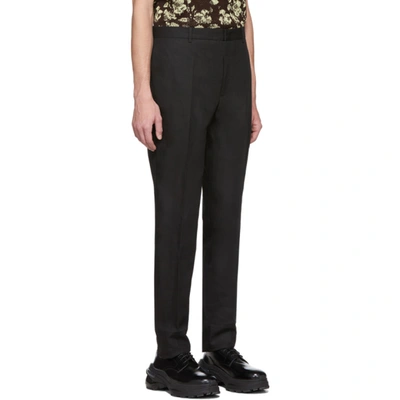 Shop Jil Sander Black Thynne Trousers In 001 Black