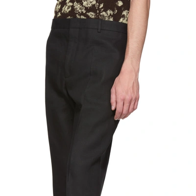 Shop Jil Sander Black Thynne Trousers In 001 Black