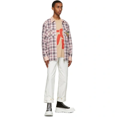 Shop Burberry Tan Axton T-shirt In Soft Fawn