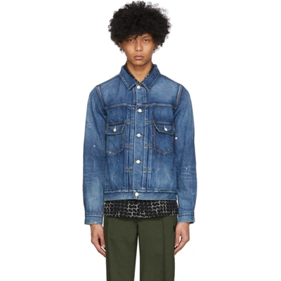 Shop Visvim Blue 101 Denim Jacket In Drydmgd999