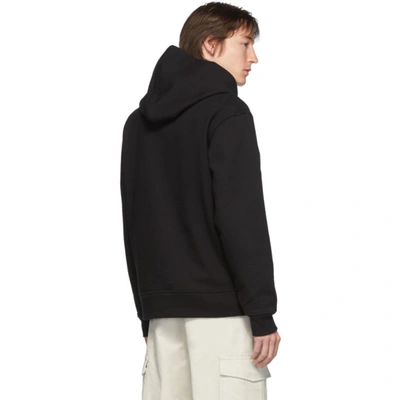 Shop Acne Studios Black Classic Fit Hoodie