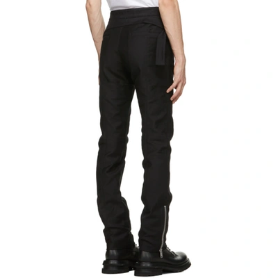 Shop Adyar Ssense Exclusive Black Multi-brace Trousers