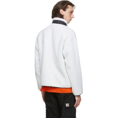 Shop Carhartt White Prentis Jacket In D600 Wax