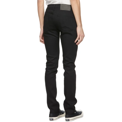 Shop Naked And Famous Black Stretch Skinny Guy Jeans