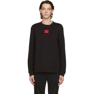 Shop Hugo Black Diragol Sweatshirt In 1 Black
