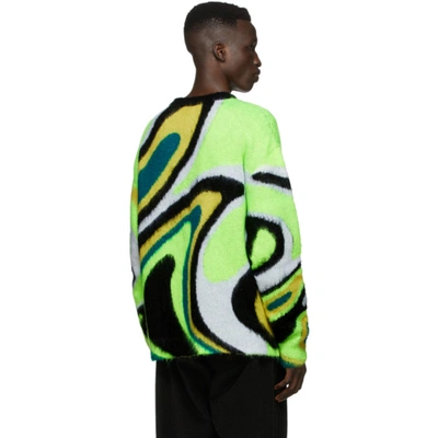 Shop Agr Ssense Exclusive Green Mohair Sweater